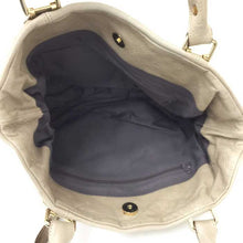 画像をギャラリービューアに読み込む, アンメートルキャレ 1metrecarre ハンドバッグ ショルダーバッグ ベージュ 中古