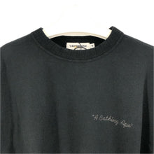 画像をギャラリービューアに読み込む, エイプ A BATHING APE トレーナー BAPE 黒 M 未使用 中古