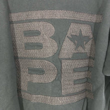 画像をギャラリービューアに読み込む, エイプ A BATHING APE トレーナー BAPE 黒 M 未使用 中古