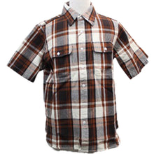 画像をギャラリービューアに読み込む, エイプ A BATHING APE 半袖シャツ 茶色 L 未使用 中古