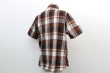 画像をギャラリービューアに読み込む, エイプ A BATHING APE 半袖シャツ 茶色 L 未使用 中古