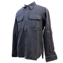 画像をギャラリービューアに読み込む, エイプ A BATHING APE 長袖ワークシャツ 黒 M【中古】【新品同様】【美品】