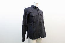 画像をギャラリービューアに読み込む, エイプ A BATHING APE 長袖ワークシャツ 黒 M【中古】【新品同様】【美品】