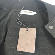 画像をギャラリービューアに読み込む, エイプ A BATHING APE スタジャン レイヤードスウェット Mサイズ【中古】【新品同様】【美品】