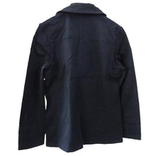 画像をギャラリービューアに読み込む, エイプ A BATHING APE Pコート スウェット Mサイズ ネイビー【中古】【新品同様】【美品】