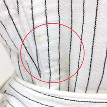 画像をギャラリービューアに読み込む, エンジーンズ YEN JEANS ジャケット M 白 黒 ストライプ 中古