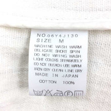 画像をギャラリービューアに読み込む, エンジーンズ YEN JEANS ジャケット M 白 黒 ストライプ 中古