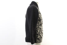 画像をギャラリービューアに読み込む, カナタ Kanata カウチンニットジャケット 黒 白【中古】