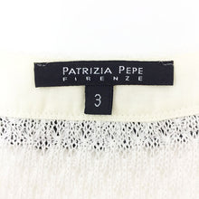 画像をギャラリービューアに読み込む, パトリツィアぺぺ PATRIZIA PEPE ロングカーディガン サイズ3 L相当 モノトーン 綿100%【中古】【美品】