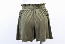 画像をギャラリービューアに読み込む, フォクシー FOXEY ベロアショートパンツ カーキ 38 S相当 中古