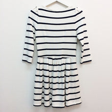 画像をギャラリービューアに読み込む, SNIDEL スナイデル ワンピース 七分袖 ボーダー柄 Fサイズ【中古】