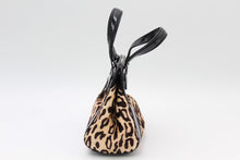 画像をギャラリービューアに読み込む, セルジオロッシ Sergio Rossi ハンドバッグ レオパード 中古