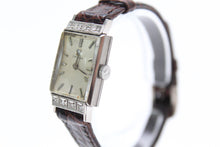 將圖片載入圖庫檢視器 OMEGA オメガ ダイヤ付手巻き時計 Cal245 pt900 ヴィンテージ ブラウン シルバー 中古