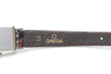 將圖片載入圖庫檢視器 OMEGA オメガ ダイヤ付手巻き時計 Cal245 pt900 ヴィンテージ ブラウン シルバー 中古