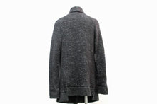 画像をギャラリービューアに読み込む, セオリー Theory ウールコート 黒 S レディース ミドル丈 中古