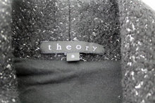 画像をギャラリービューアに読み込む, セオリー Theory ウールコート 黒 S レディース ミドル丈 中古