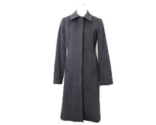 將圖片載入圖庫檢視器 ビッキー VICKY アンゴラ混コート 黒 中古