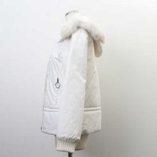 画像をギャラリービューアに読み込む, ジルスチュアート キルティングジャケット 白 S 中古