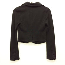 將圖片載入圖庫檢視器 クリアclear ストレッチ ジャケット 黒 中古