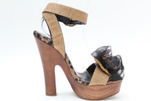 画像をギャラリービューアに読み込む, ドルチェ&ガッバーナ DOLCE&GABBANA サンダル クロッグヒール ブラウン 中古