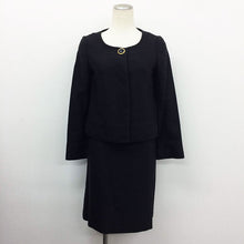 將圖片載入圖庫檢視器 ナチュラルビューティーベーシック NATURAL BEAUTY BASIC スカートスーツ 黒 中古