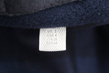 画像をギャラリービューアに読み込む, BURBERRY BRIT バーバリーブリット オーバーサイズPコート レザーディテイル(2014AW) 紺【中古】【新品同様】【美品】