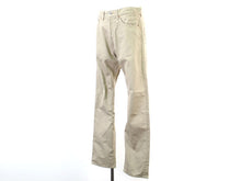 画像をギャラリービューアに読み込む, エイプ A BATHING APE カラーデニムパンツ M ベージュ 中古