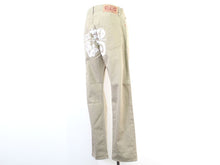 画像をギャラリービューアに読み込む, エイプ A BATHING APE カラーデニムパンツ M ベージュ 中古