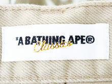 画像をギャラリービューアに読み込む, エイプ A BATHING APE カラーデニムパンツ M ベージュ 中古