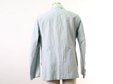 画像をギャラリービューアに読み込む, エイプ A BATHING APE テーラードジャケット 白×水色 M 中古