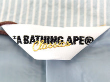 画像をギャラリービューアに読み込む, エイプ A BATHING APE テーラードジャケット 白×水色 M 中古