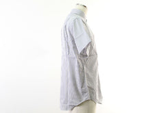 画像をギャラリービューアに読み込む, エイプ A BATHING APE ストライプシャツ M 中古 新品同様