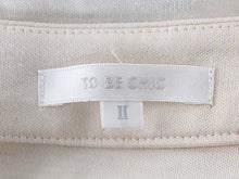 画像をギャラリービューアに読み込む, TO BE CHIC トゥー ビー シック カットソー ベージュ 2 中古