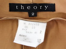 画像をギャラリービューアに読み込む, セオリー Theory パンツ サイズ2 9号 Mサイズ相当 ベージュ系 中古