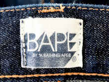 画像をギャラリービューアに読み込む, エイプ A BATHING APE ジーンズ インディゴ M 中古
