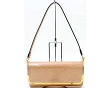 画像をギャラリービューアに読み込む, ルイヴィトン LOUIS VUITTON ワンショルダーバッグ ヴェルニ ベージュ 中古