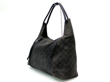 將圖片載入圖庫檢視器 グッチ GUCCI ショルダーバッグ 黒 キャンバス レザー 中古