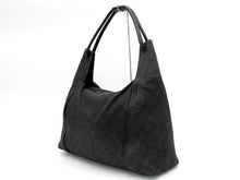 將圖片載入圖庫檢視器 グッチ GUCCI ショルダーバッグ 黒 キャンバス レザー 中古