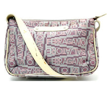 画像をギャラリービューアに読み込む, フェラガモ Salvatore Ferragamo ショルダーバッグ レザー キャンバス 中古