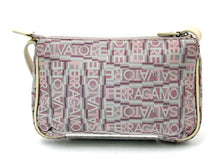 画像をギャラリービューアに読み込む, フェラガモ Salvatore Ferragamo ショルダーバッグ レザー キャンバス 中古