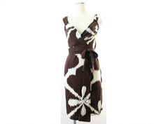 画像をギャラリービューアに読み込む, ダイアンフォンファステンバーグDIANEvonFURSTENBERGラップワンピース ノースリーブ S相当【中古】【新品同様】【美品】