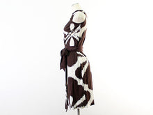 画像をギャラリービューアに読み込む, ダイアンフォンファステンバーグDIANEvonFURSTENBERGラップワンピース ノースリーブ S相当【中古】【新品同様】【美品】