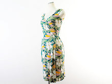画像をギャラリービューアに読み込む, ダイアンフォンファステンバーグDIANEvonFURSTENBERGラップワンピース ボタニカル柄 サイズ0 S相当【中古】