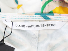 画像をギャラリービューアに読み込む, ダイアンフォンファステンバーグDIANEvonFURSTENBERGラップワンピース ボタニカル柄 サイズ0 S相当【中古】