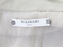 画像をギャラリービューアに読み込む, レキサミ REKISAMI ラムレザージャケット 38 未使用 中古