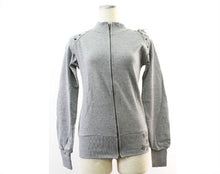 画像をギャラリービューアに読み込む, ジル スチュアート トレーナー M グレー 美品 中古