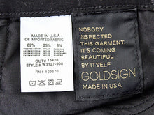 Load image into Gallery viewer, ゴールドサイン GoldSign パンツ 30 黒 未使用 中古
