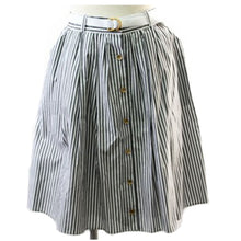 画像をギャラリービューアに読み込む, バーバリー・ブルーレーベル BURBERRY BLUE LABEL ストライプスカート 中古