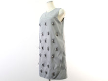 画像をギャラリービューアに読み込む, フォクシー FOXEY ノースリーブ ワンピース サイズ38 S相当 グレー 美品 中古