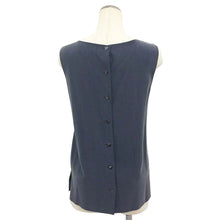 画像をギャラリービューアに読み込む, JURGEN LEHL ヨーガンレール シルク ノースリーブカットソー グレー Mサイズ【中古】 レディース